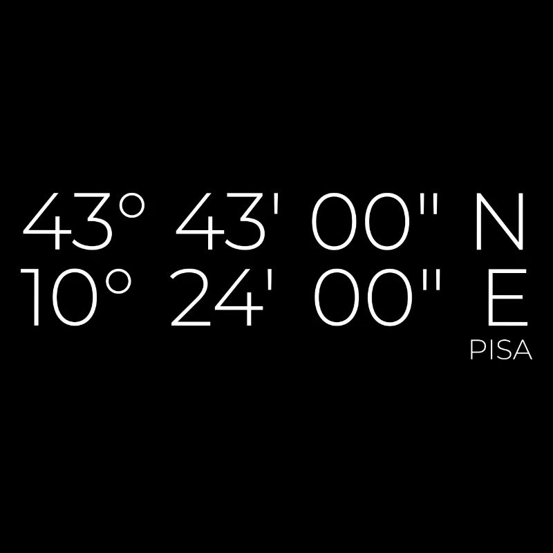 Coordinates: Pisa, Italy
