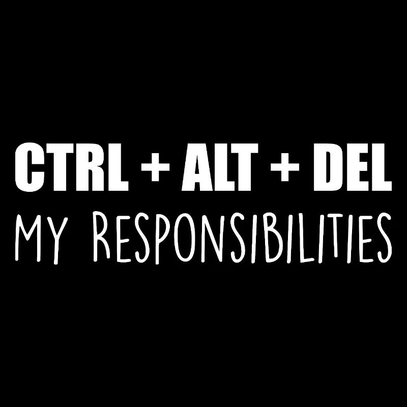 ctrl + alt + del : my responsibilities
