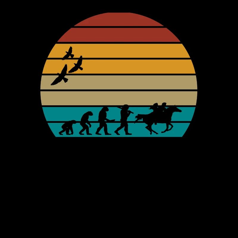 retro vintage sunset evolution COWBOYS