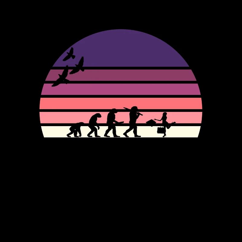 Retro Vintage Sunset Evolution EINKAUFEN