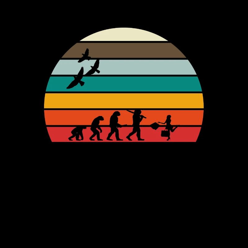 retro vintage sunset évolution shoping