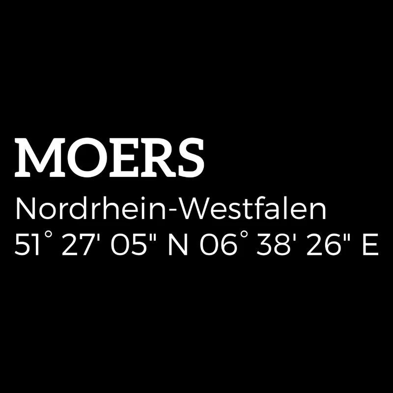 Moers, North Rhine-Westphalia coordinates