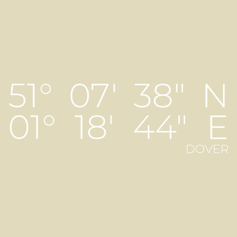 Coordinates Dover Engand