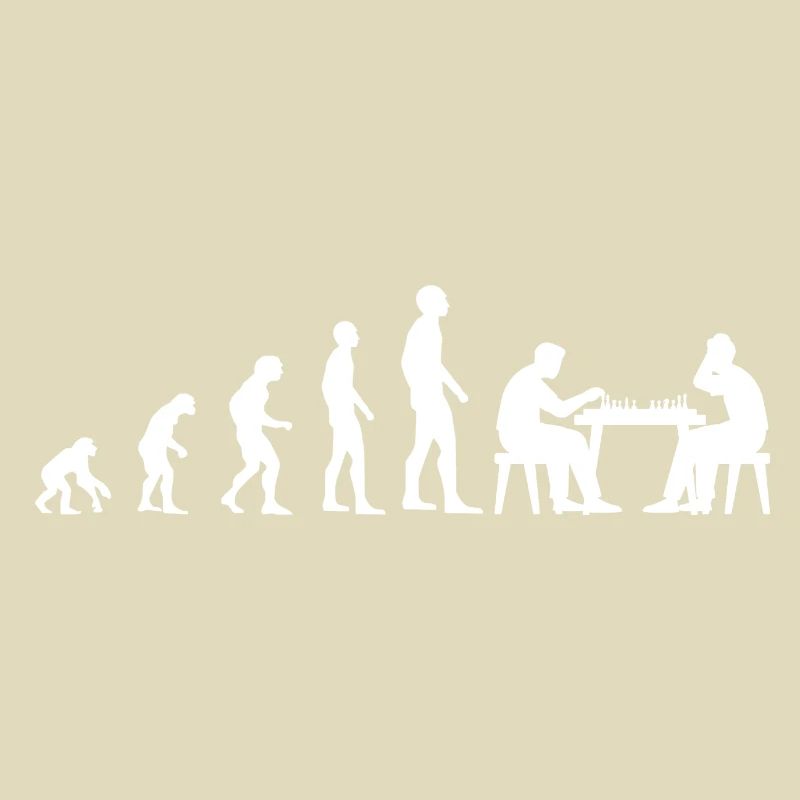 Schach Evolution Geschenk