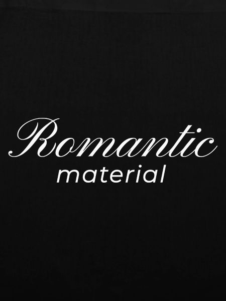 Romantic Material Schriftzug