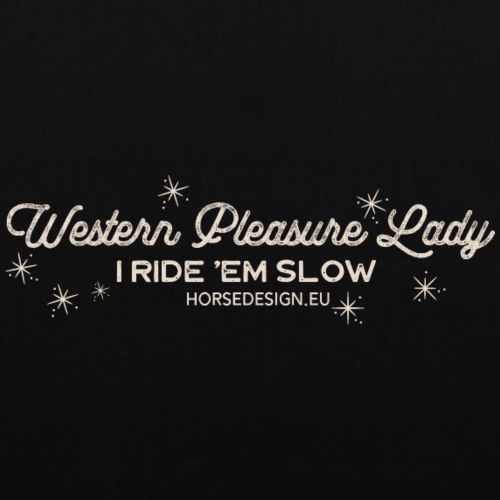 Western Pleasure Lady - Stoffbeutel