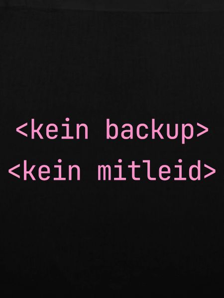 Kein Backup Kein Mitleid IT-Berater Admin