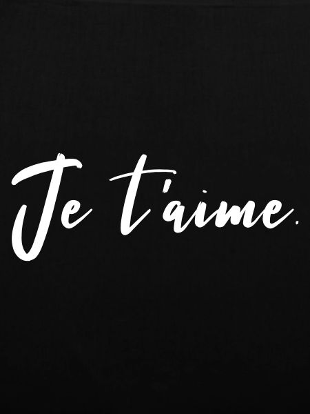 Je t´aime.