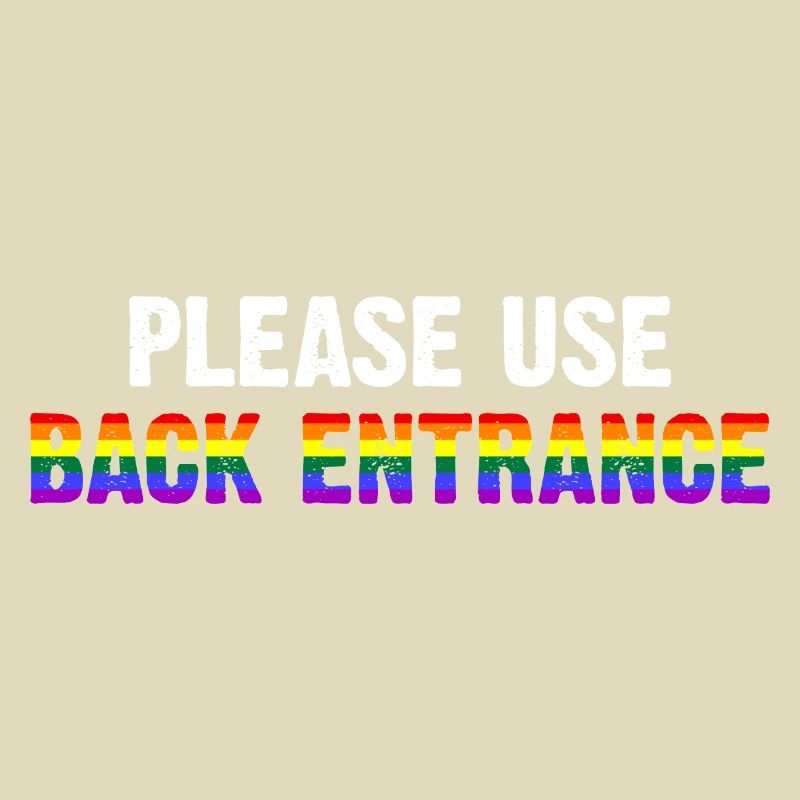 Please Use Back Entrance