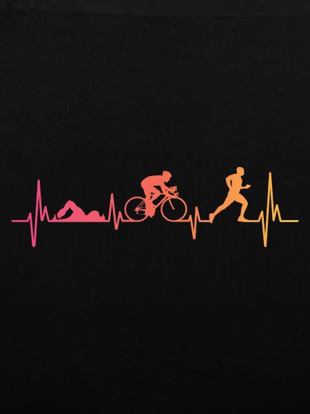Triathlon Sunset Heartbeat Triathlet