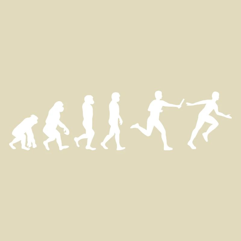 Relay race run athlete track & field Evolution