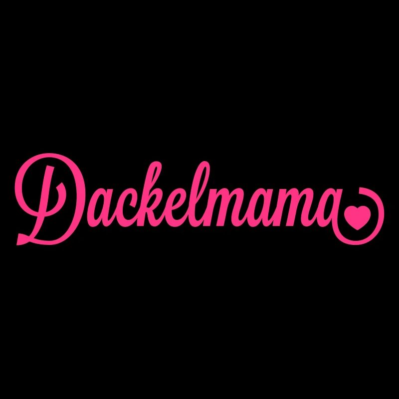 Dackel Mama mit Herz