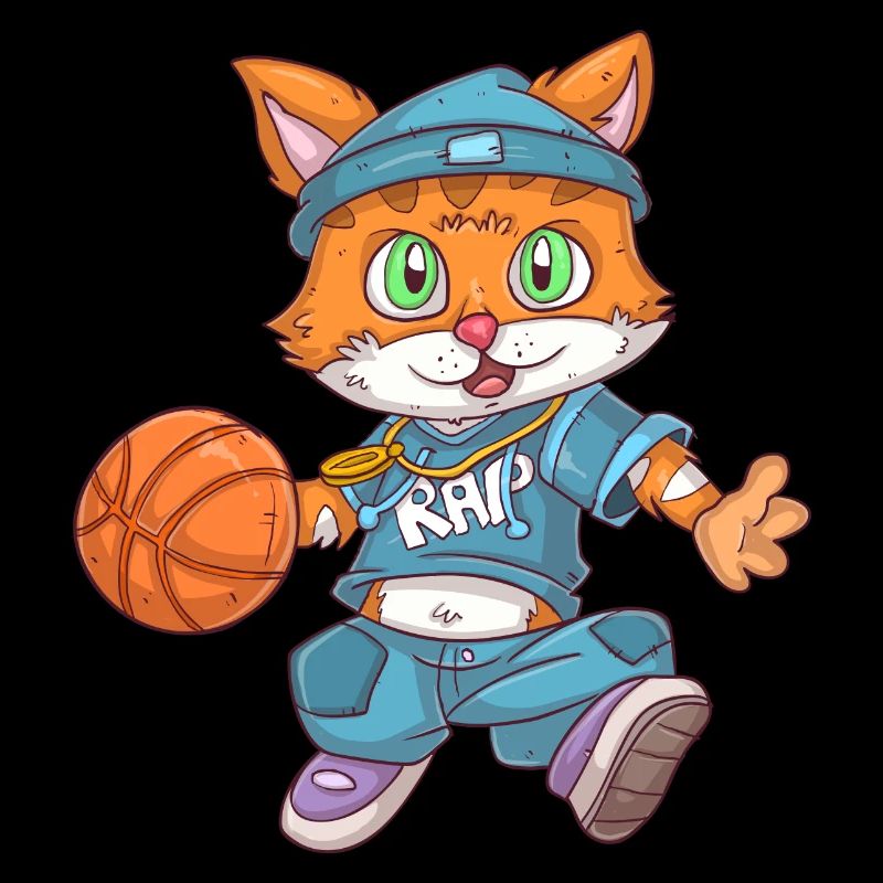 Chat de basket-ball