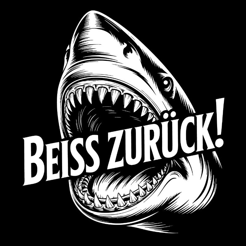 Beiss Zurück Hai Grafik