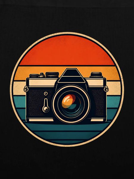 Retro Kamera Sunset Panel