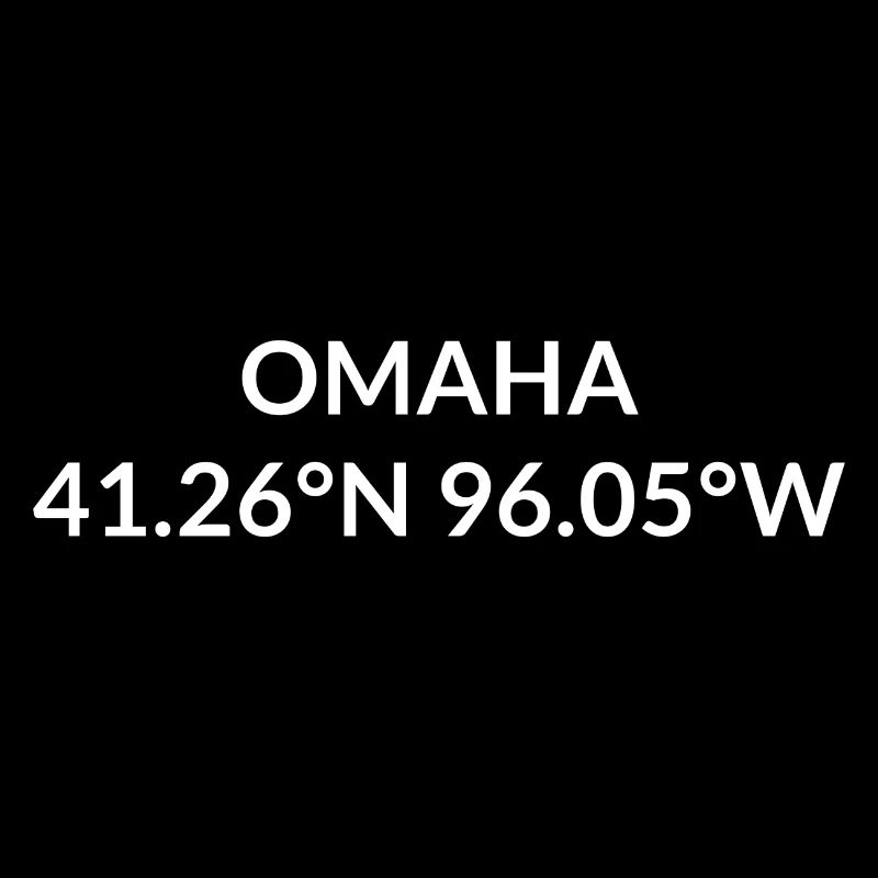 Omaha, Nebraska, USA Coordinates