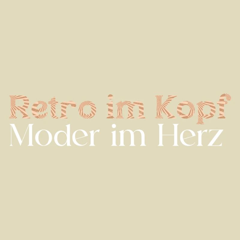 retro im kopf