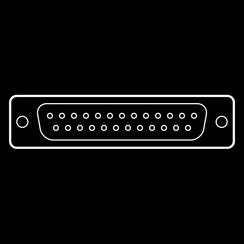 DB 25 Connector Parallel, Drucker