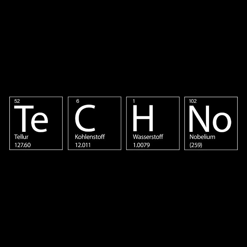 Techno Rave Chemie Elemente