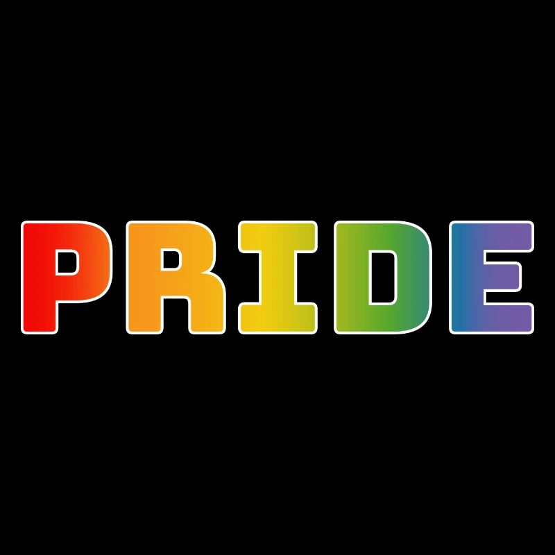 Rainbow pride white