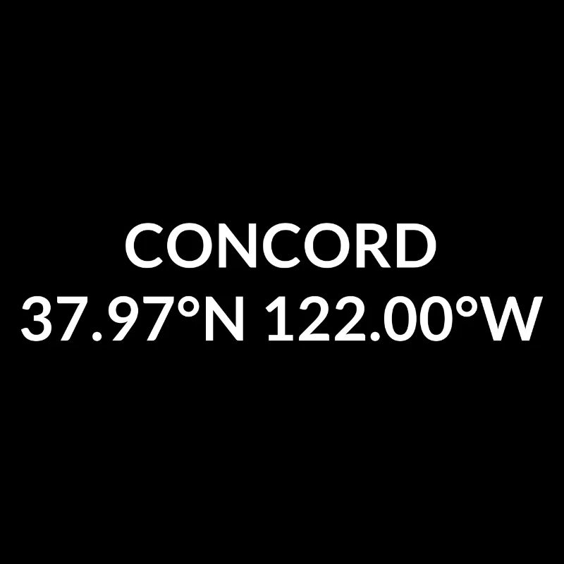 Concord California USA Coordinates