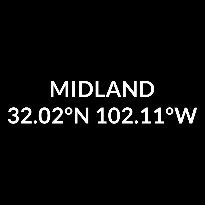Coordonnées Midland, Texas, États-Unis