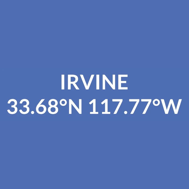 Irvine California USA Coordinates