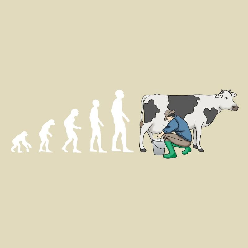 Traite de vache fermier Evolution