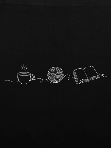 Strickliebhaber Wolle, Kaffee, Lesen