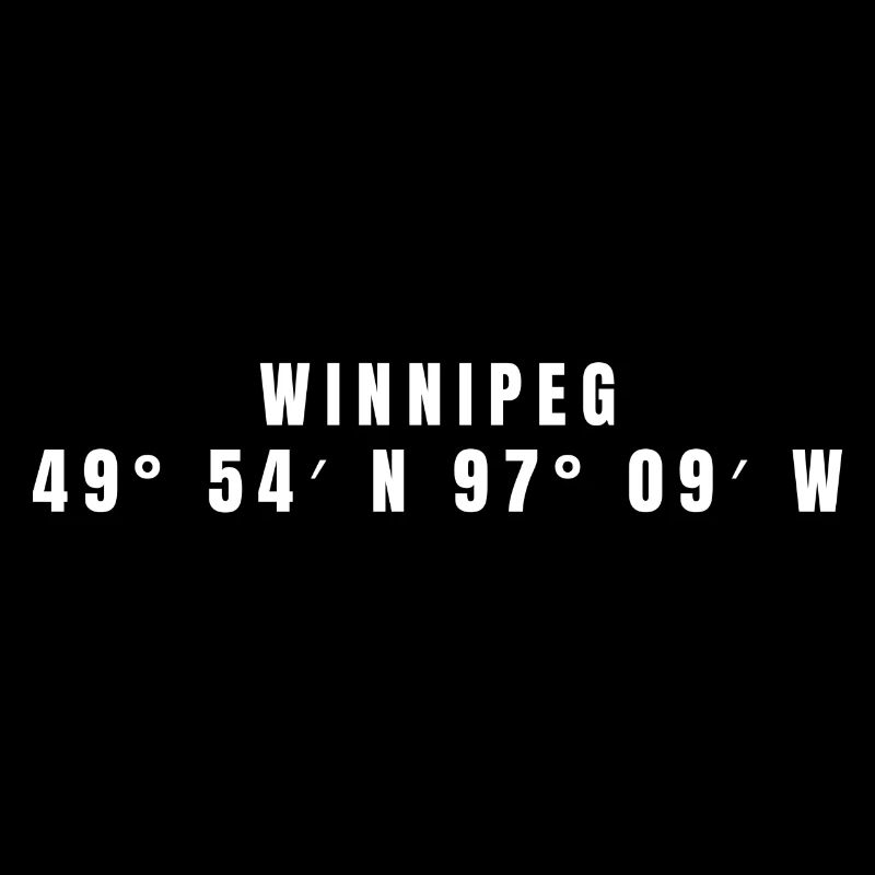 Coordonnées de Winnipeg, Canada