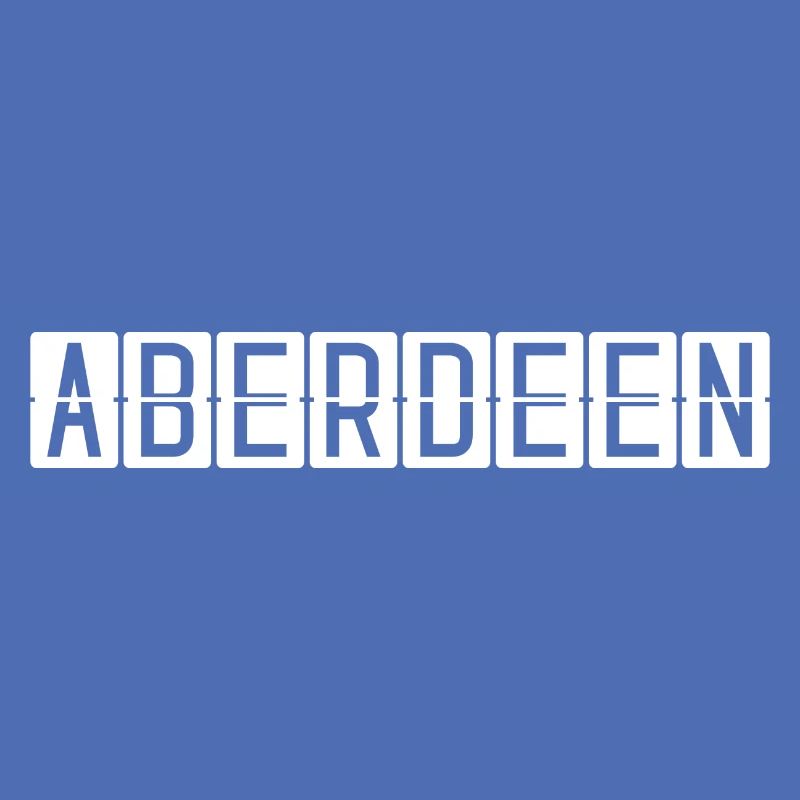 Panneau de l’aéroport d’Aberdeen