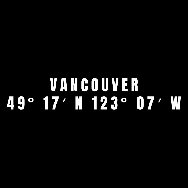 Vancouver, Canada Coordonnées
