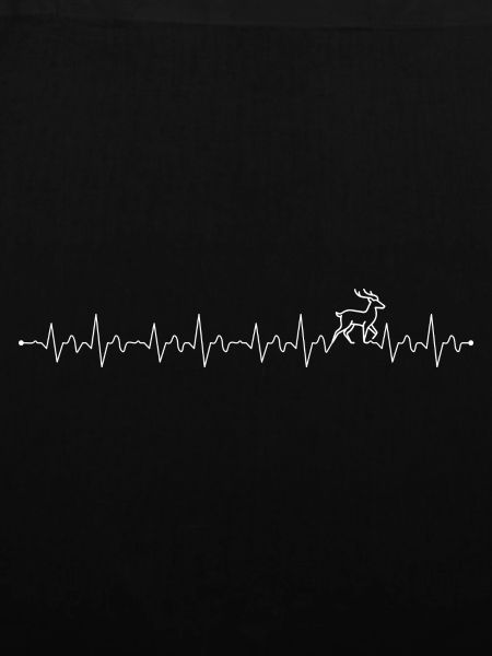 Heartbeat-Linie mit Blitzakzent