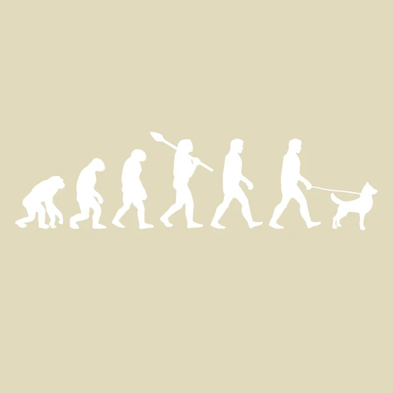 Evolution dog pooch gift