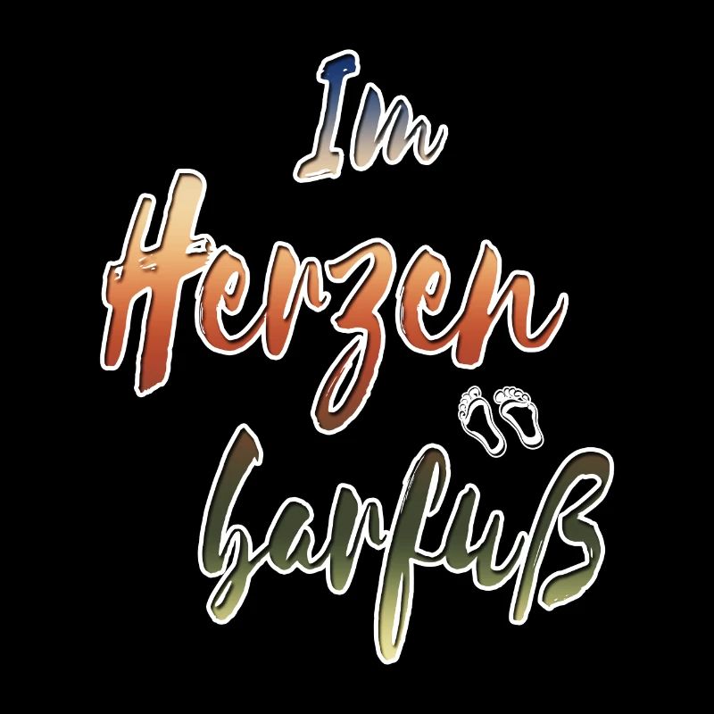 Im Herzen Barfuss bunt