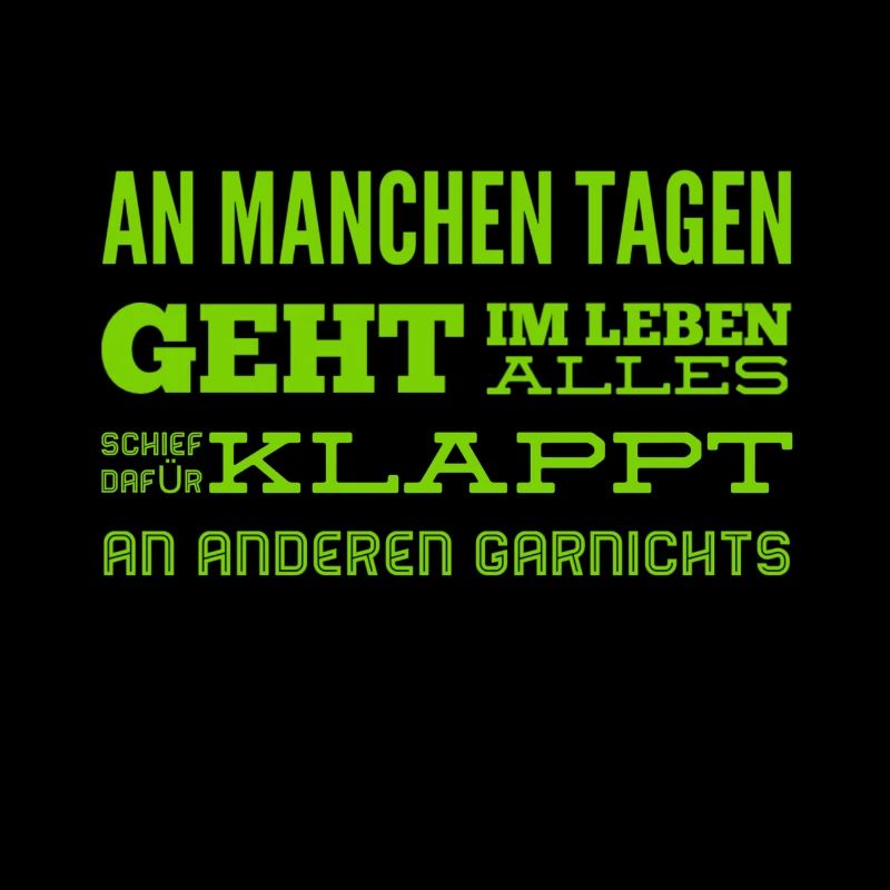 Pech im Leben