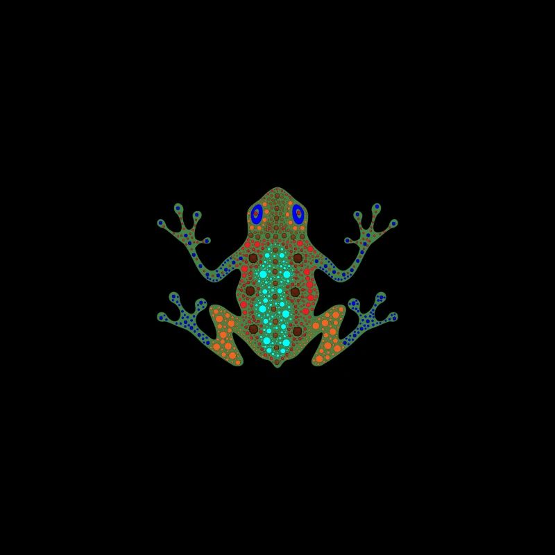 Kunstfrosch der Aborigines