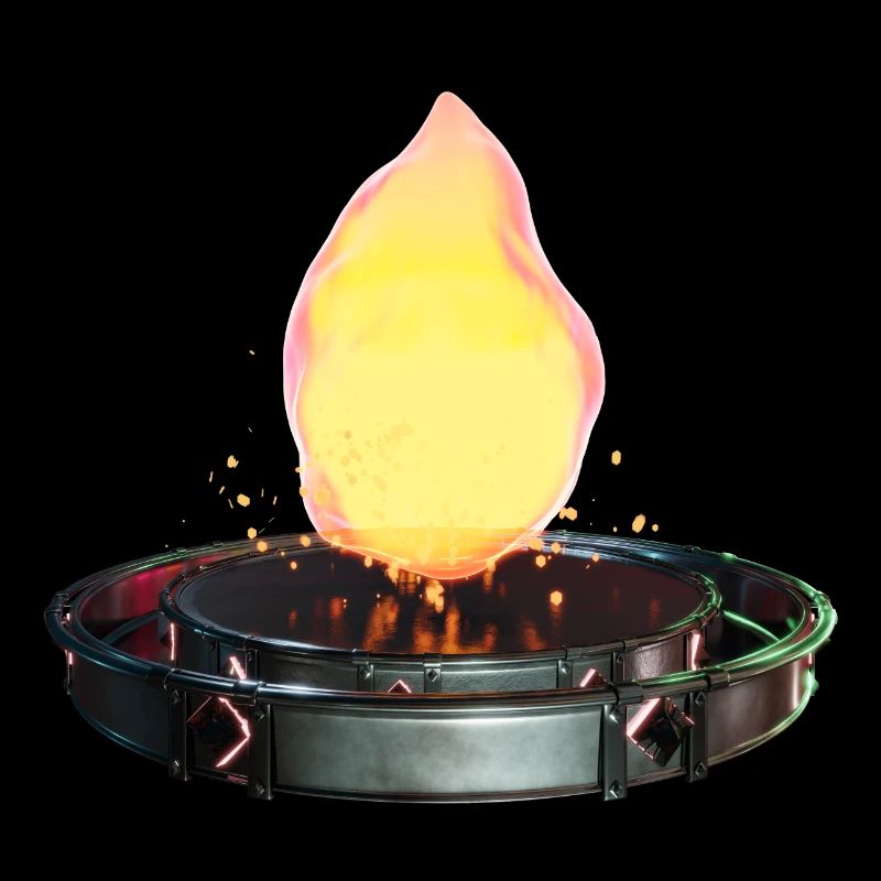 Growing Fire in Sci-Fi Plataform