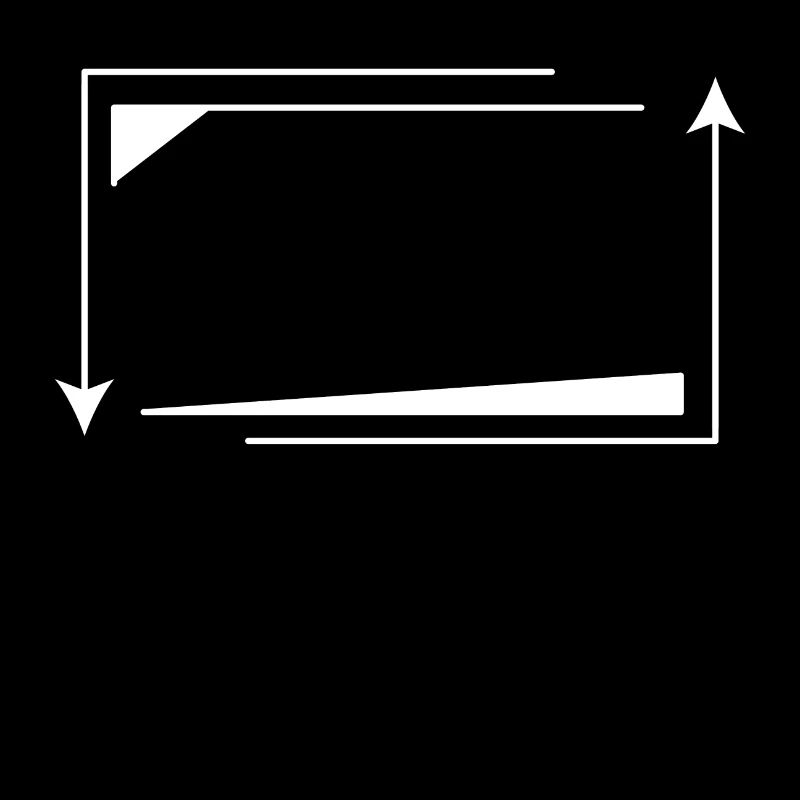 Arrow Frame White Rectangular Shape Decoration