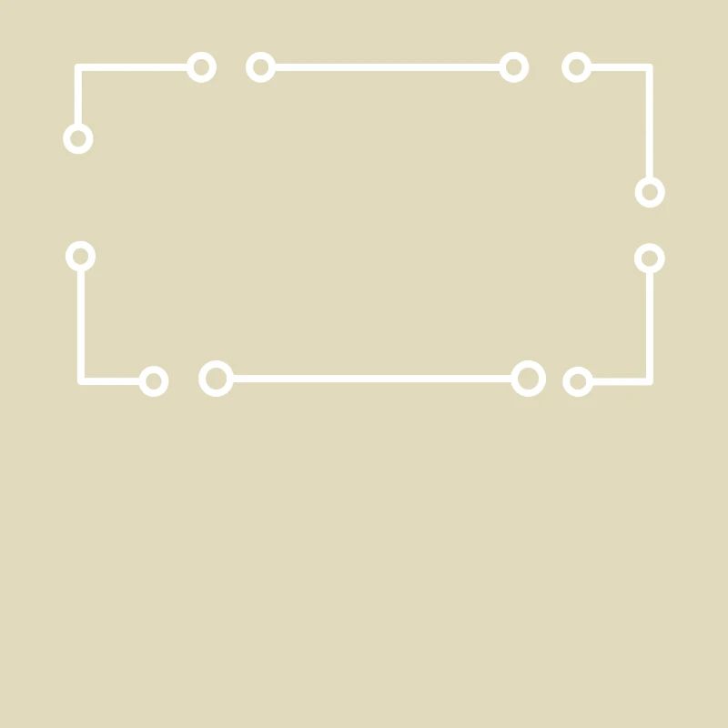 Frame Rectangular shape in white