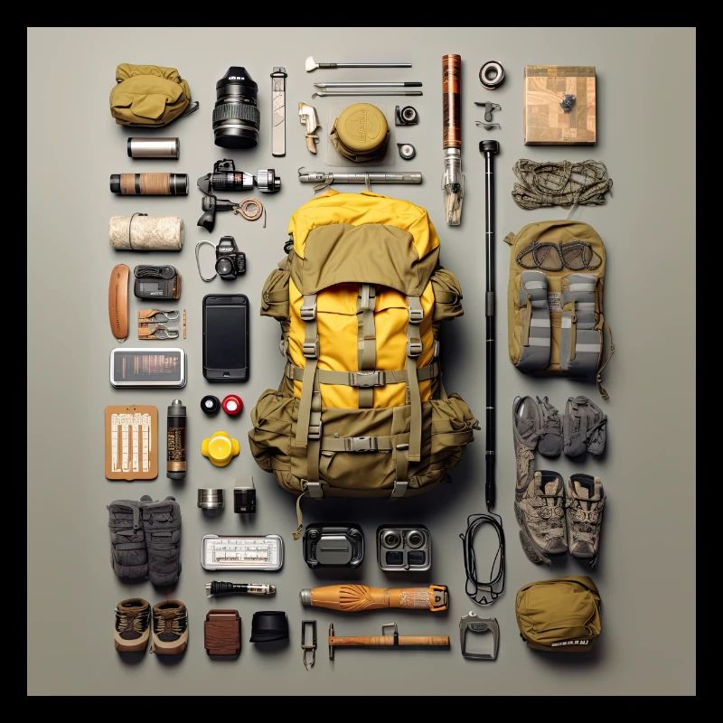 Everything I need for hiking