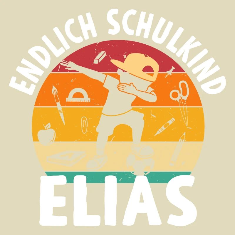Endlich Schulkind Noah Dabbing Schüler