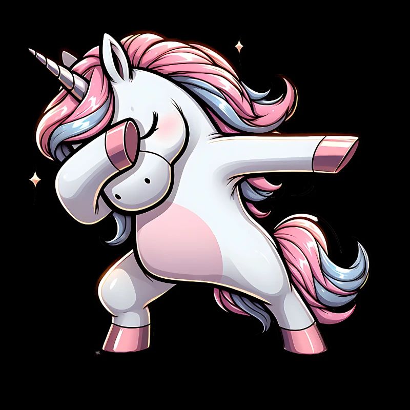 Licorne licorne mignon dab dabbing style cool