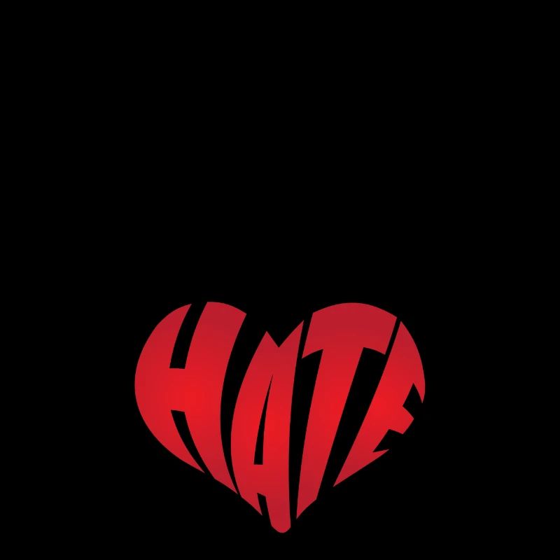 No Hate Dislike Stop Hate Anti Hate