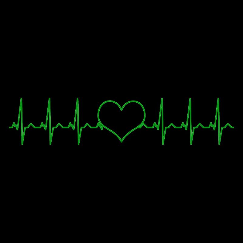 Elektrokardiogramm in der Liebe