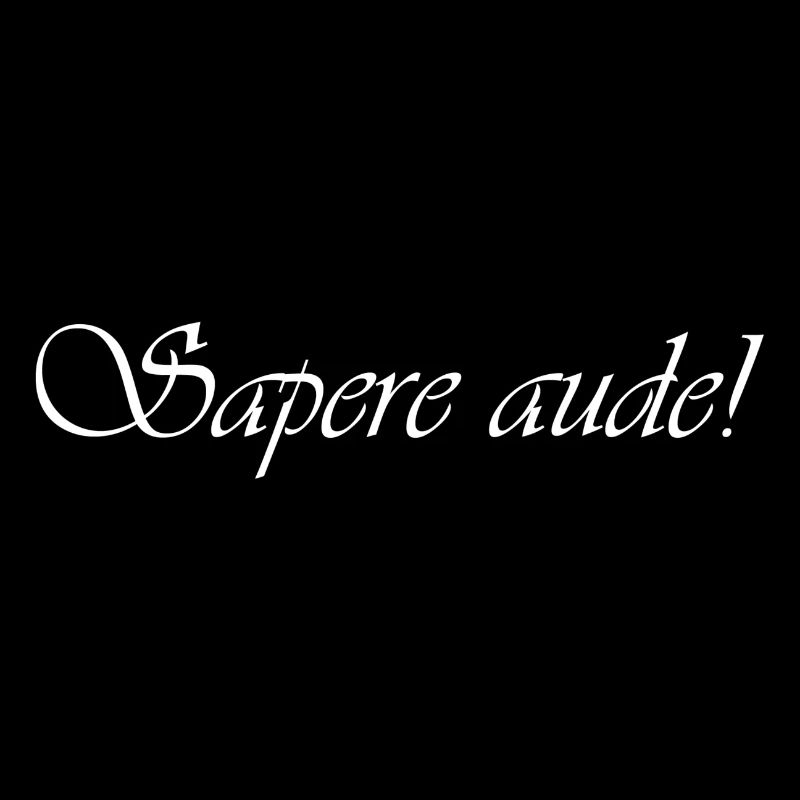 Sapere aude!