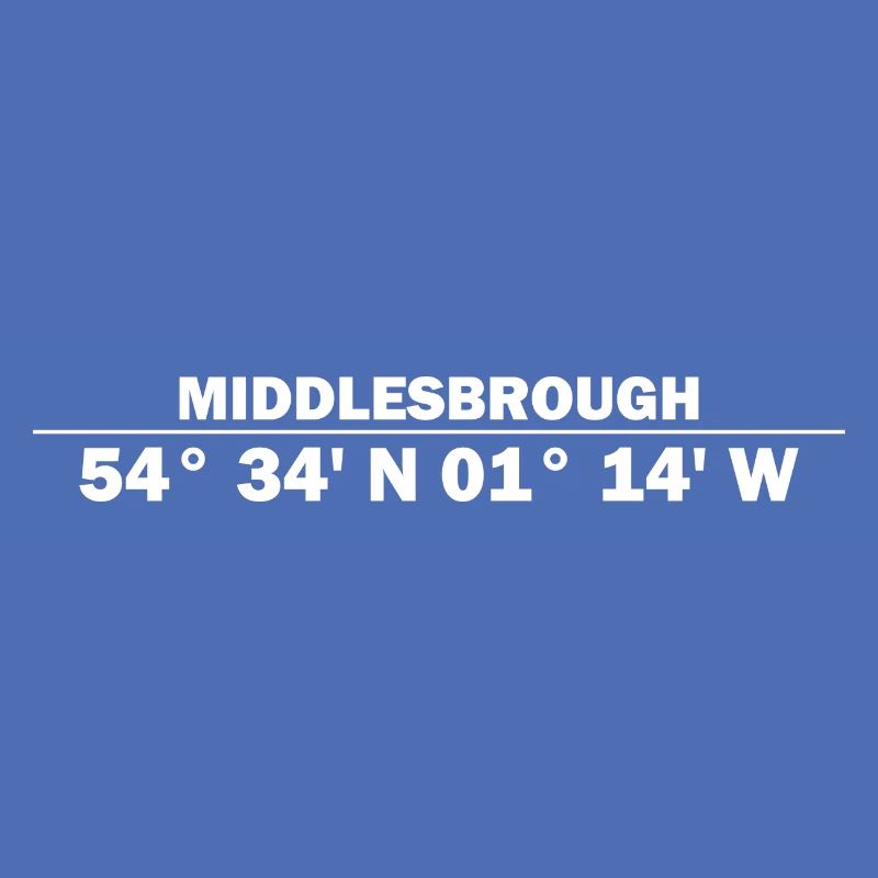 Coordonnées de Middlesbrough