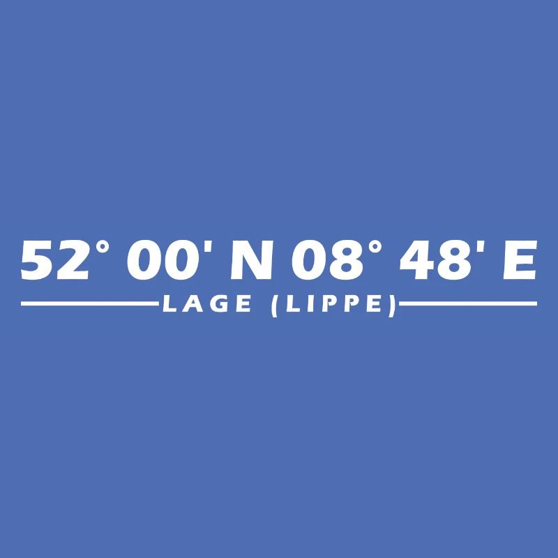 Coordonnées de l’emplacement (Lippe)