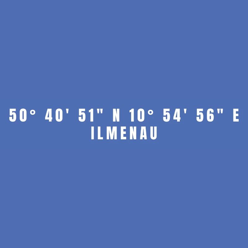 Ilmenau, Thuringia Coordinates