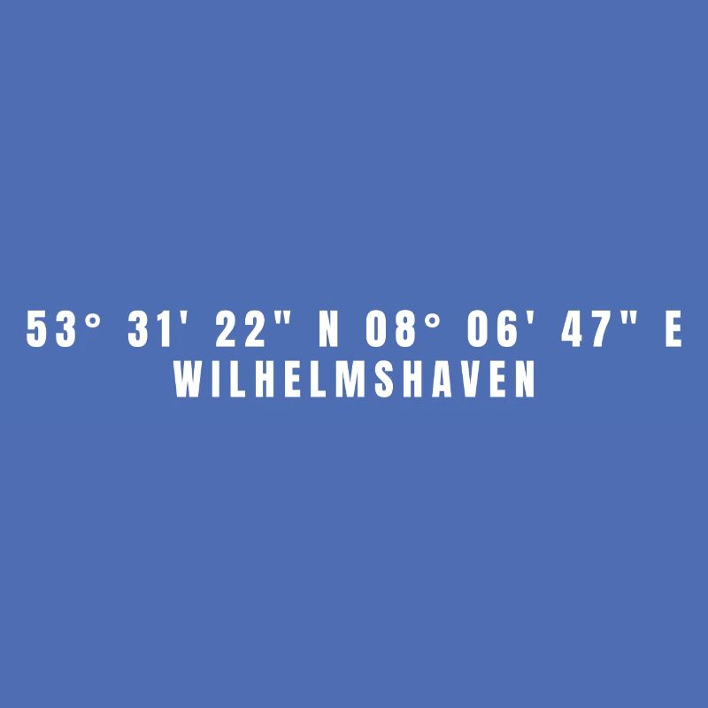 Wilhelmshaven, Basse-Saxe Coordonnées